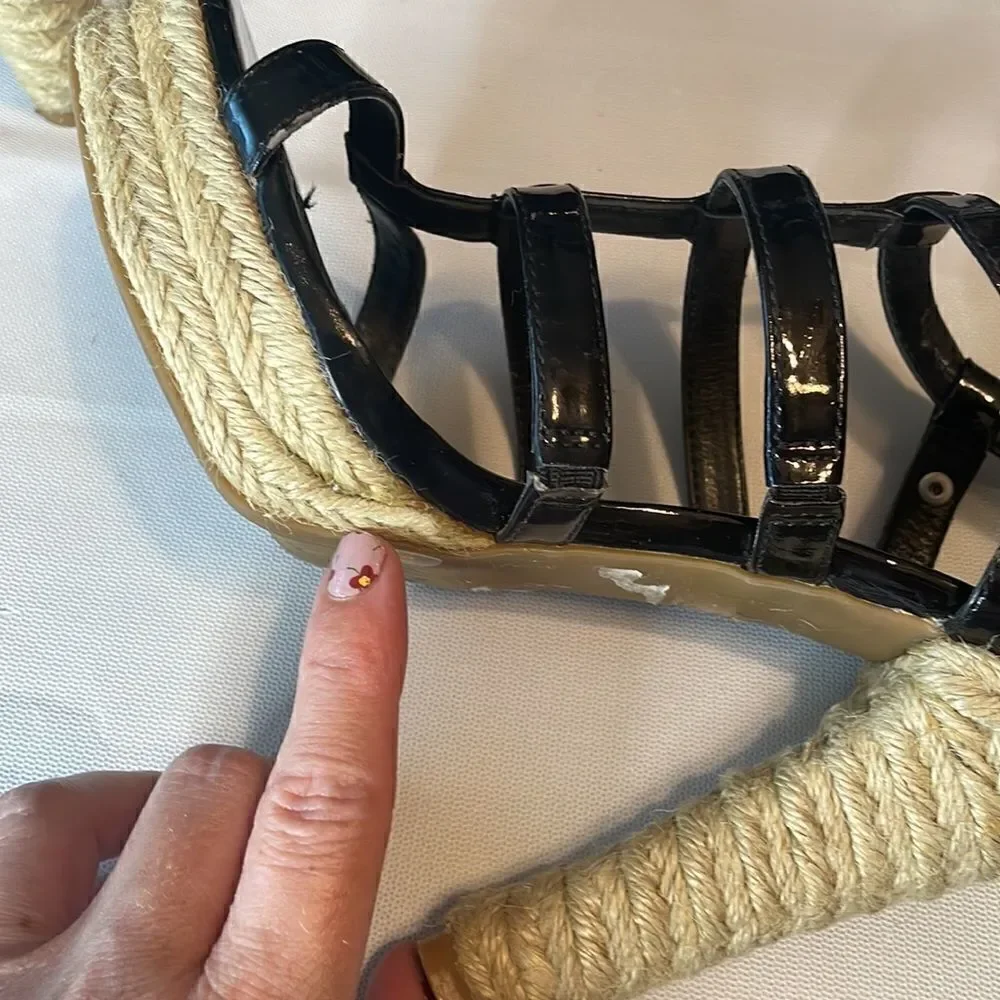 BCBGeneration caged platform sandals
